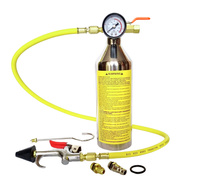 Cylinder do płukania klimatyzacji z pistoletem stożkowym i manometrem
