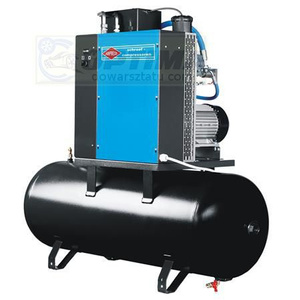 Sprężarka śrubowa ECONOMY 7,5/200E 10KM/7,5kw, 802l./min. Zbiornik 200L z osuszaczem
