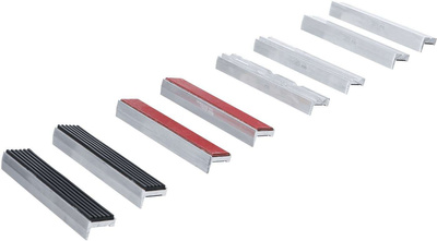 Nakładki aluminiowe do imadła. 150 mm, 8 szt.