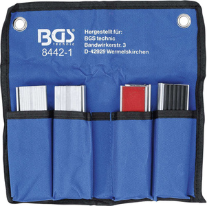 Nakładki aluminiowe do imadła. 125 mm, 8 szt.