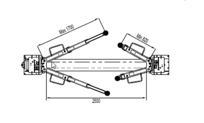 Podnośnik 2-kolumnowy PD-5.0