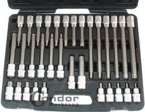 Nasadki Torx T20-T 70, 32 szt.