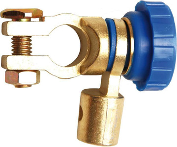 Wyłącznik masy akumulatora, kątowy, 250A