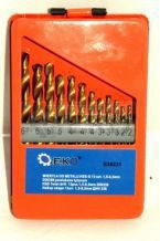 Komplet  wierteł 13el.1,5-6,5mm pow.tyt.m box