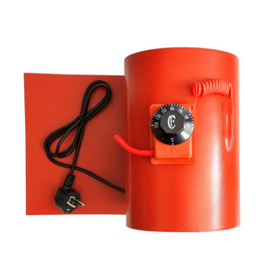 Silikonowy pas grzewczy do beczek 200l 174x24cm 30-150°C CE