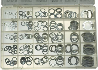 Podkładki aluminiowe 300 szt.