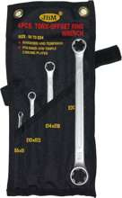 Klucze oczkowe Torx E6-E24, 4 szt.