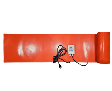 Silikonowy pas grzewczy do beczek kontenerów IBC 250cm×43 cm 