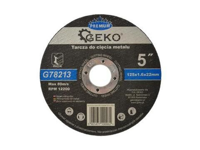 Tarcza do cięcia metalu  PREMIUM 125x1.6