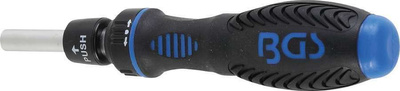 Pokrętło wkrętakowe do bitów 1/4", z grzechotką