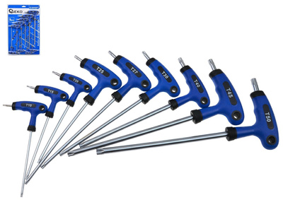 Zestaw wkrętaków torx typu T 9el.